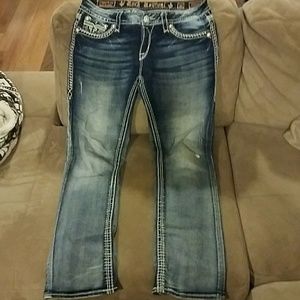 Rock Revival Jeans. Pamela cuff straight.